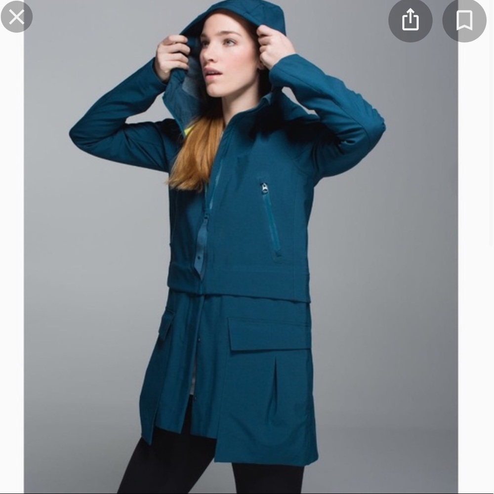 Lululemon convertible Rain Jacket Rain Or Shine